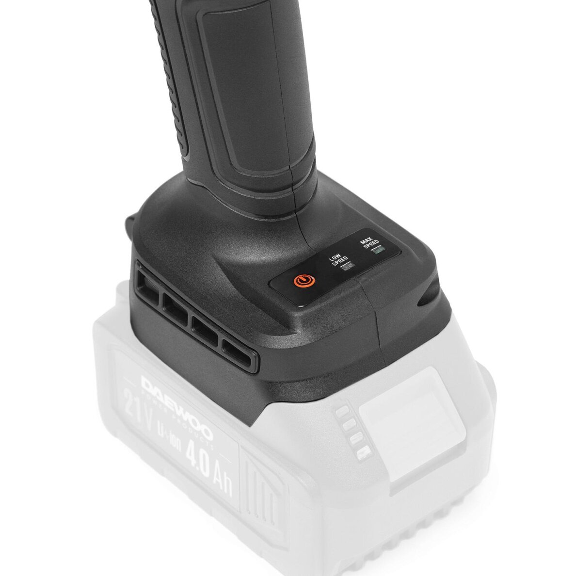 Akumuliatorinis kampinis šlifuoklis DAEWOO DAG 2521Li, 21V, 125mm 5