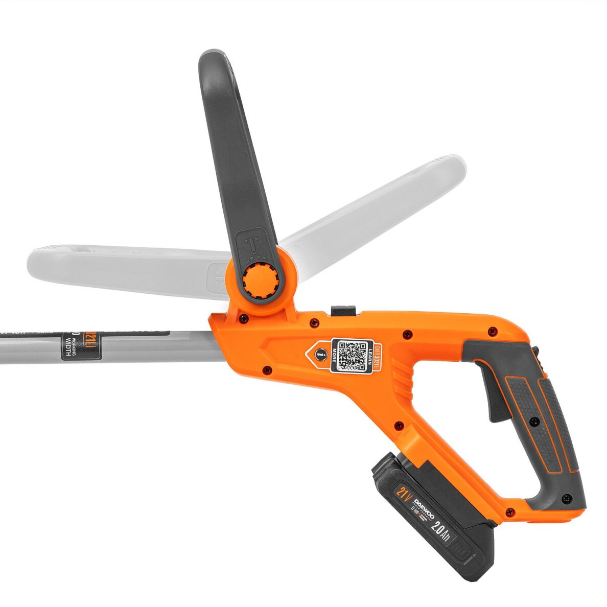 Akumuliatorinis trimeris DAEWOO DABC 4242Li SET, 2x21V, 5.0Ah 6 Akumuliatorinis trimeris DAEWOO DABC 4242Li SET, 2x21V, 5.0Ah 6