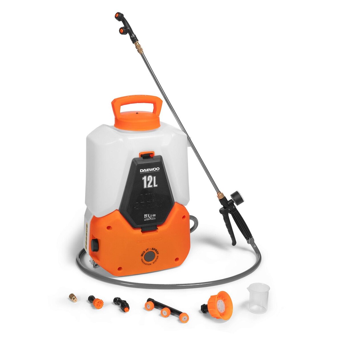 Akumuliatorinis sodo purkštuvas DAEWOO DSA 1221Li SET 2 Akumuliatorinis sodo purkštuvas DAEWOO DSA 1221Li SET 2