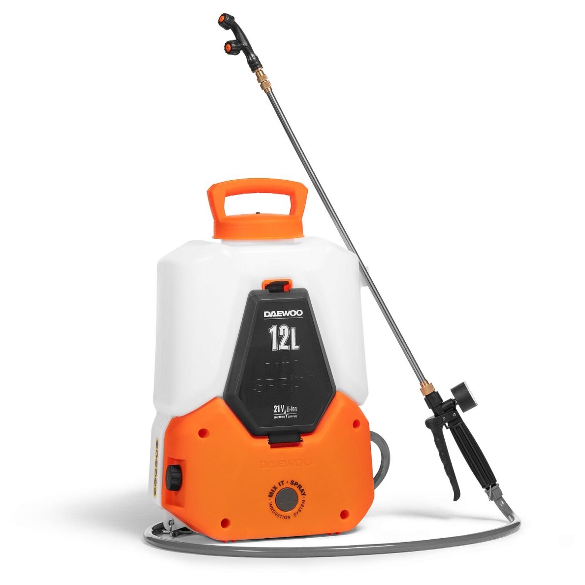 Akumuliatorinis sodo purkštuvas DAEWOO DSA 1221Li SET 4 Akumuliatorinis sodo purkštuvas DAEWOO DSA 1221Li SET 4