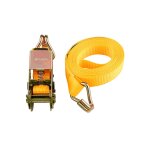 Bagažo tvirtinimo diržas 25 mm x 4 m reketu, atlaisvinantis 1000 kg PES