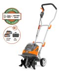 Akumuliatorinis kultivatorius DAEWOO DAT 3042Li SET, 2x21V, 5.0Ah