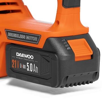 Akumuliatorinis grandininis pjūklas DAEWOO DACS 1221Li SET, 21V, 5.0Ah 10