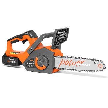 Akumuliatorinis grandininis pjūklas DAEWOO DACS 1221Li SET, 21V, 5.0Ah 2