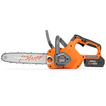 Akumuliatorinis grandininis pjūklas DAEWOO DACS 1221Li SET, 21V, 5.0Ah 4 Akumuliatorinis grandininis pjūklas DAEWOO DACS 1221Li SET, 21V, 5.0Ah 4