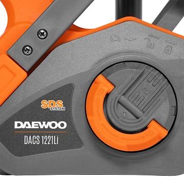 Akumuliatorinis grandininis pjūklas DAEWOO DACS 1221Li SET, 21V, 5.0Ah 7 Akumuliatorinis grandininis pjūklas DAEWOO DACS 1221Li SET, 21V, 5.0Ah 7