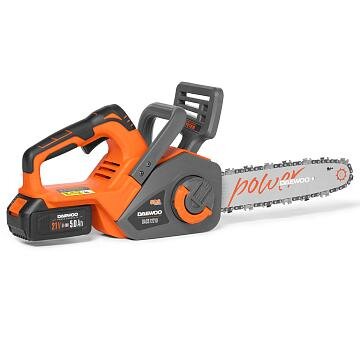 Akumuliatorinis grandininis pjūklas DAEWOO DACS 1221Li SET, 21V, 5.0Ah