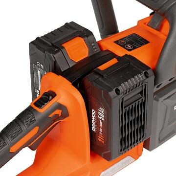 Akumuliatorinis grandininis pjūklas DAEWOO DACS 1642Li SET, 2x21V 8 Akumuliatorinis grandininis pjūklas DAEWOO DACS 1642Li SET, 2x21V 8