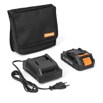 Akumuliatorinės gyvatvorių žirklės DAEWOO DAHT 1621Li SET, 21V, 2.5Ah 7 Akumuliatorinės gyvatvorių žirklės DAEWOO DAHT 1621Li SET, 21V, 2.5Ah 7