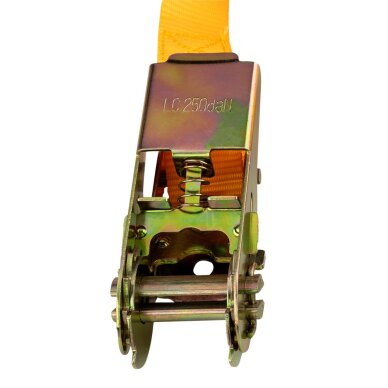 Bagažo tvirtinimo diržas 25 mm x 4,5 m reketu 5 Bagažo tvirtinimo diržas 25 mm x 4,5 m reketu 5