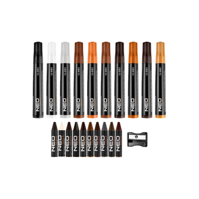 Baldų remonto markerių pieštukų rinkinys 21 vnt. Baldų remonto markerių pieštukų rinkinys 21 vnt.