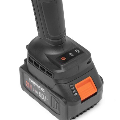 Akumuliatorinis kampinis šlifuoklis DAEWOO DAG 2521Li SET, 21V, 4.0Ah, 125mm 5 Akumuliatorinis kampinis šlifuoklis DAEWOO DAG 2521Li SET, 21V, 4.0Ah, 125mm 5