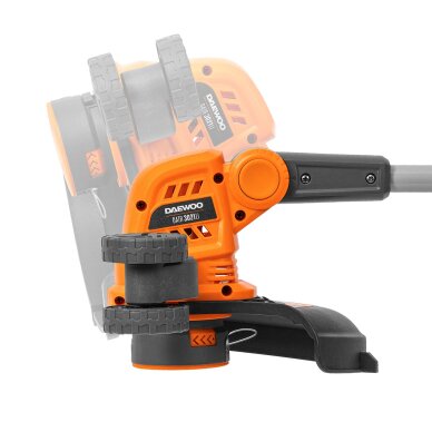 Akumuliatorinis trimeris DAEWOO DABC 4242Li SET, 2x21V, 5.0Ah 8