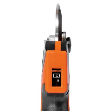 Akumuliatorinis genėtuvas DAEWOO DAGP 3216Li SET, 16V, 3.0 Ah, 32mm 7 Akumuliatorinis genėtuvas DAEWOO DAGP 3216Li SET, 16V, 3.0 Ah, 32mm 7