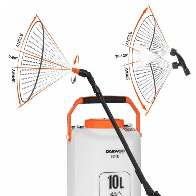 Akumuliatorinis sodo purkštuvas DAEWOO DSA 10Li, 10l 3