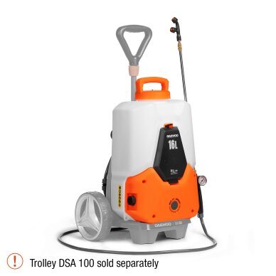 Akumuliatorinis purkštuvas DAEWOO DSA 1621Li SET 16 Akumuliatorinis purkštuvas DAEWOO DSA 1621Li SET 16