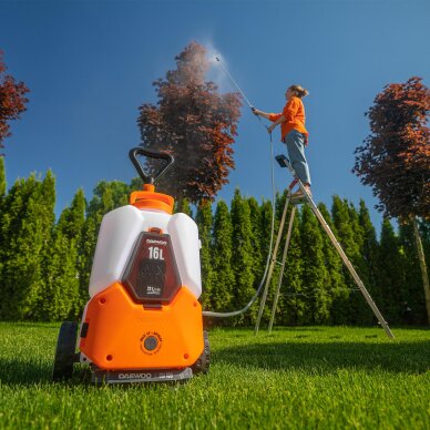 Akumuliatorinis purkštuvas DAEWOO DSA 1621Li SET 19 Akumuliatorinis purkštuvas DAEWOO DSA 1621Li SET 19