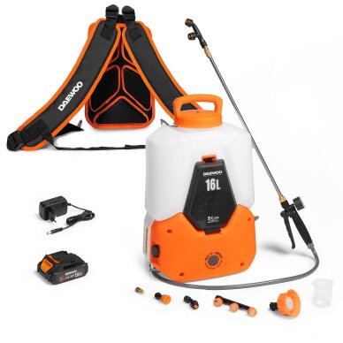 Akumuliatorinis purkštuvas DAEWOO DSA 1621Li SET 6