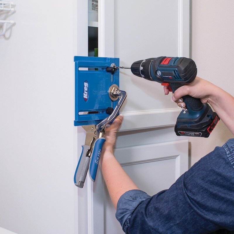 Baldų furnitūros montavimo šablonas KREG KHI-PULL-INT 2