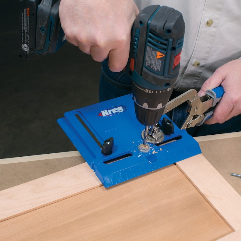 Baldų furnitūros montavimo šablonas KREG KHI-PULL-INT 4