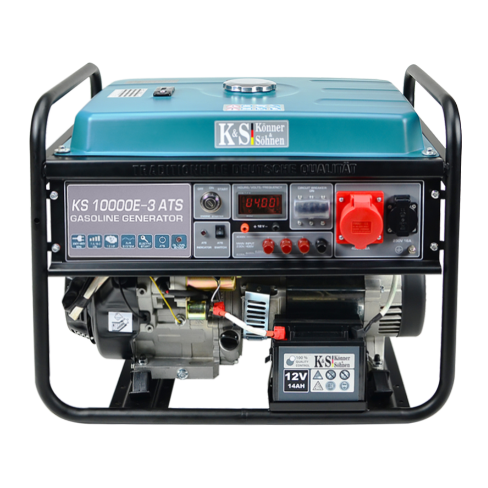Benzininis generatorius Könner&Söhnen KS 10000E-3 ATS, 7,5kW 1