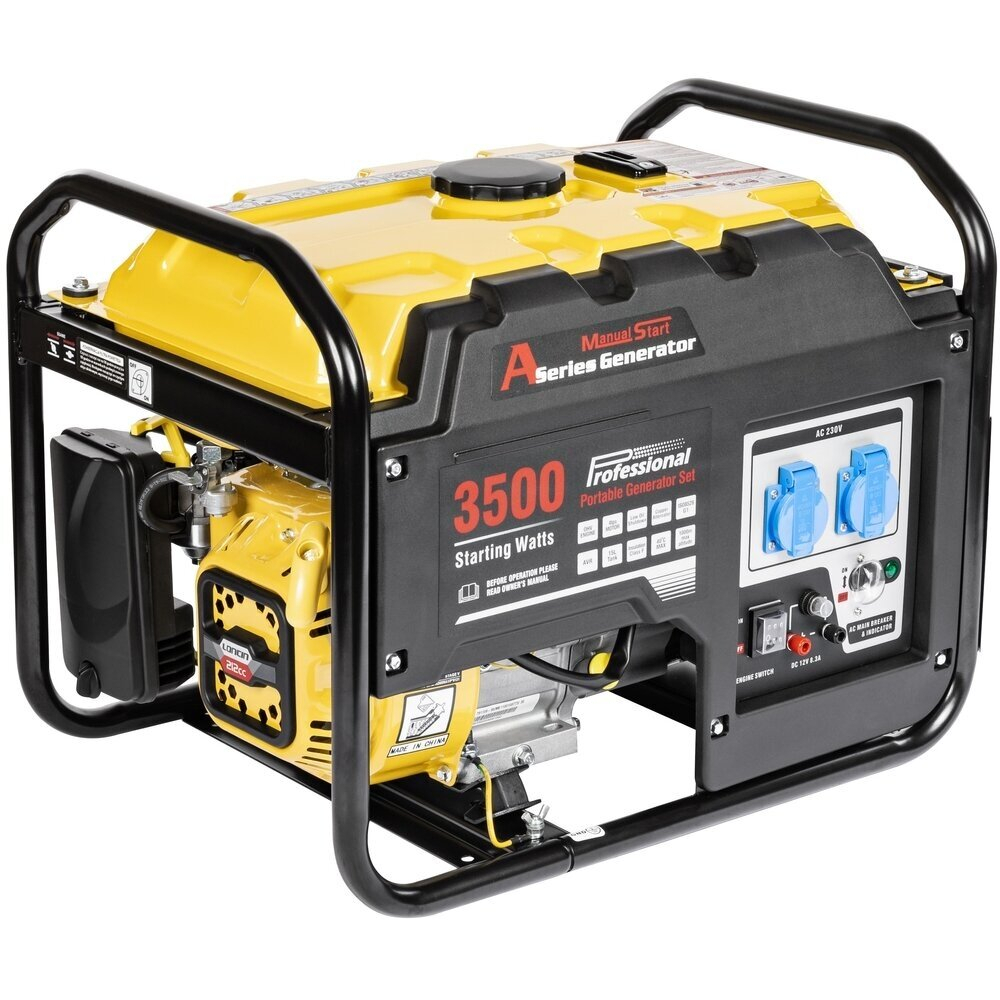 Benzininis generatorius Loncin LC3500-AS, 3.3kW, 230V