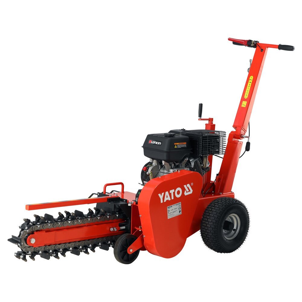 Benzinininis grandininis ekskavatorius Yato | gylis 60 cm | tūris 420 cm3 (YT-86140) 1