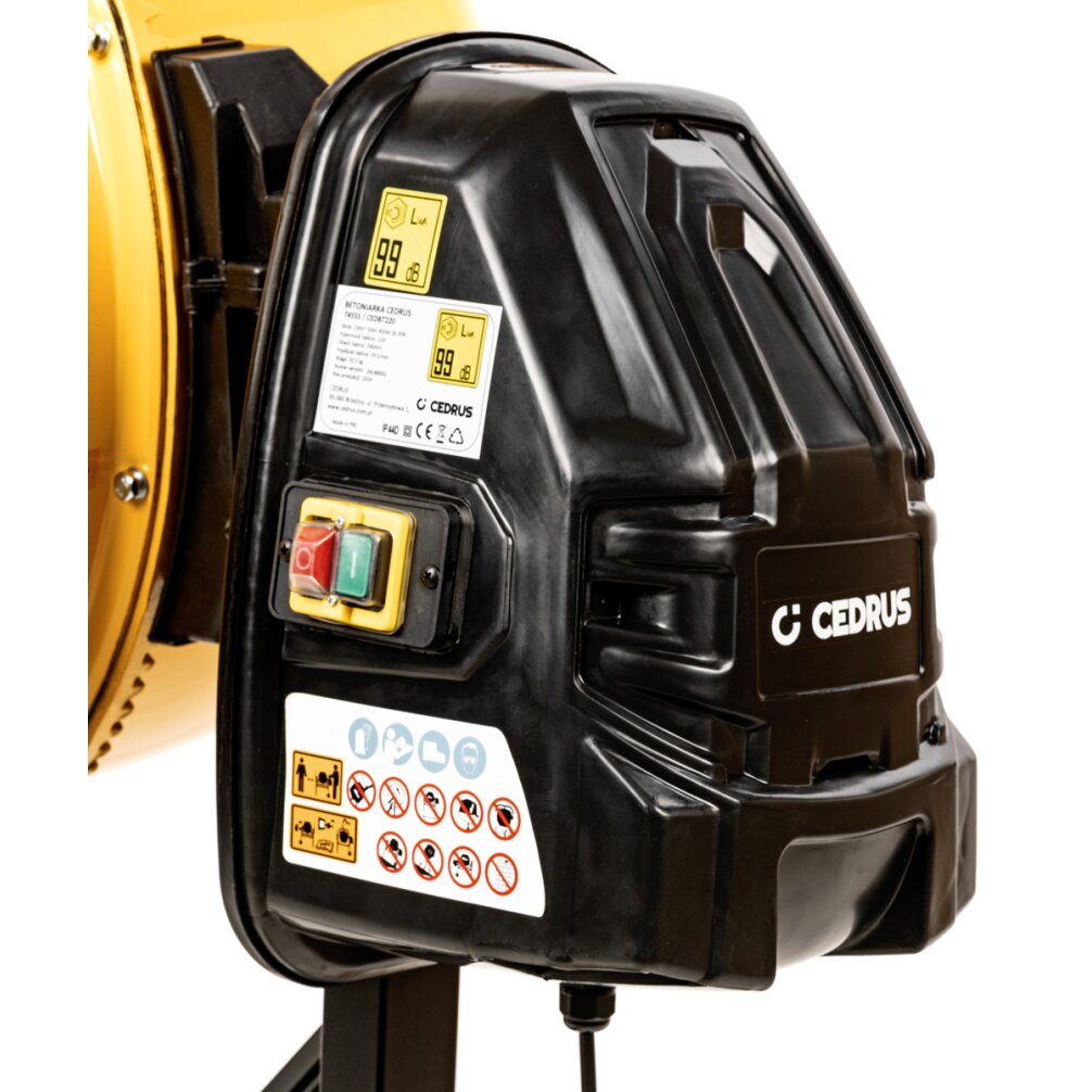 Betono maišyklė Cedrus CEDBT220, 850W, 220L 11 Betono maišyklė Cedrus CEDBT220, 850W, 220L 11
