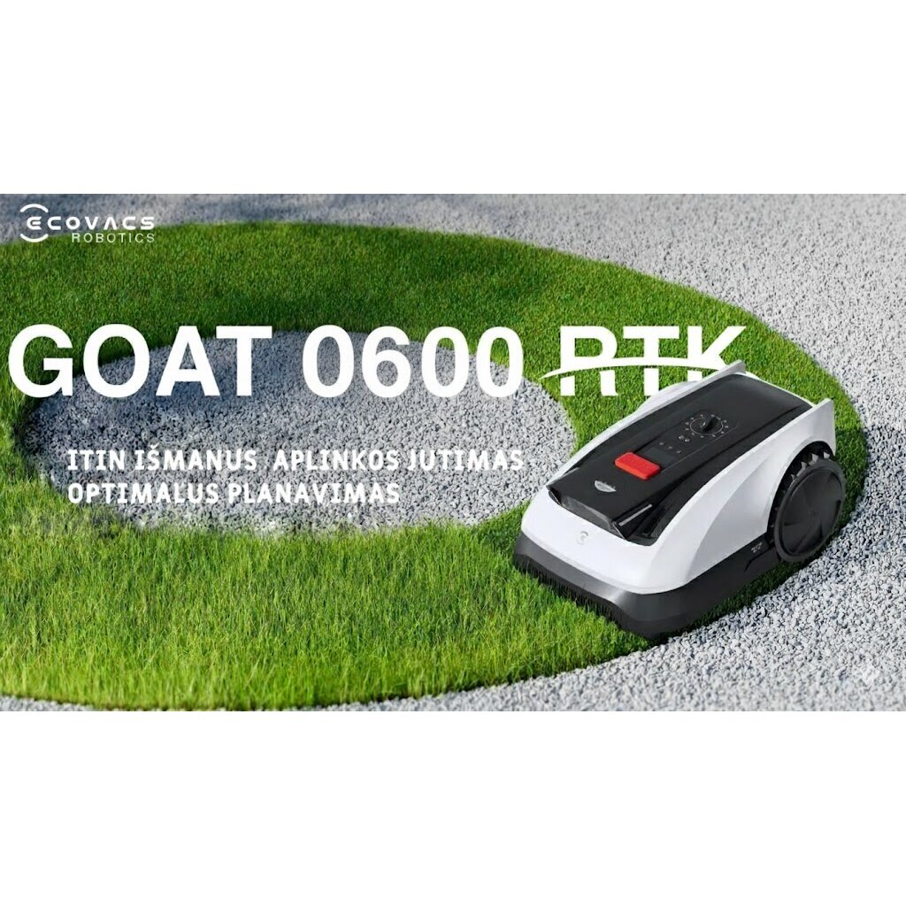 Belaidis vejos robotas Ecovacs Goat O600 RTK, 6 arams 11