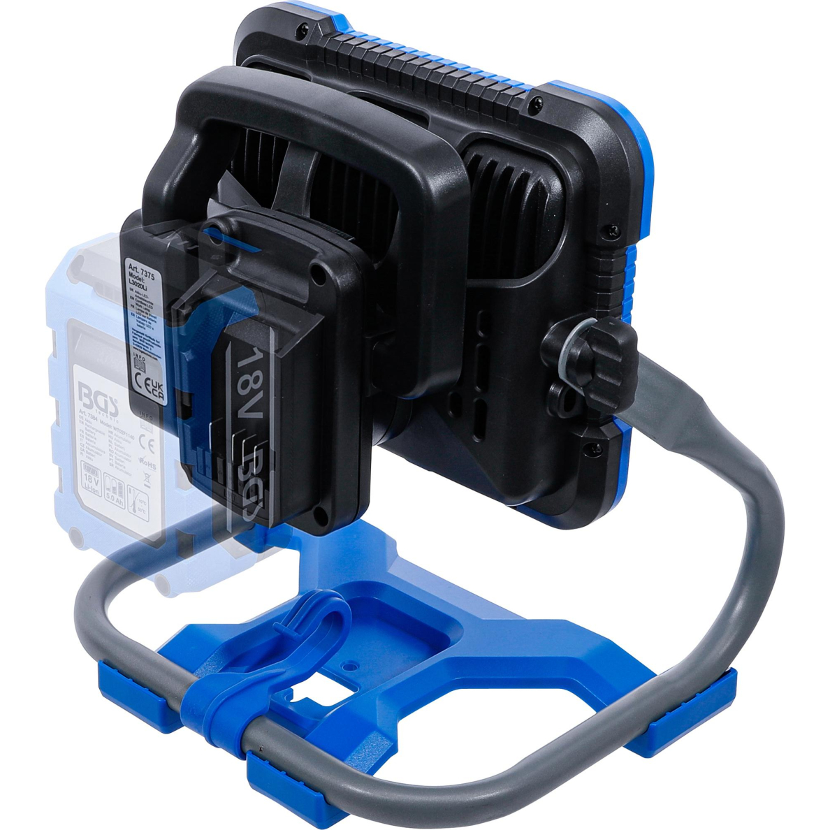 Belaidė LED darbo lempa | sulankstomas | 18 V | be baterijos (7375) 3 Belaidė LED darbo lempa | sulankstomas | 18 V | be baterijos (7375) 3