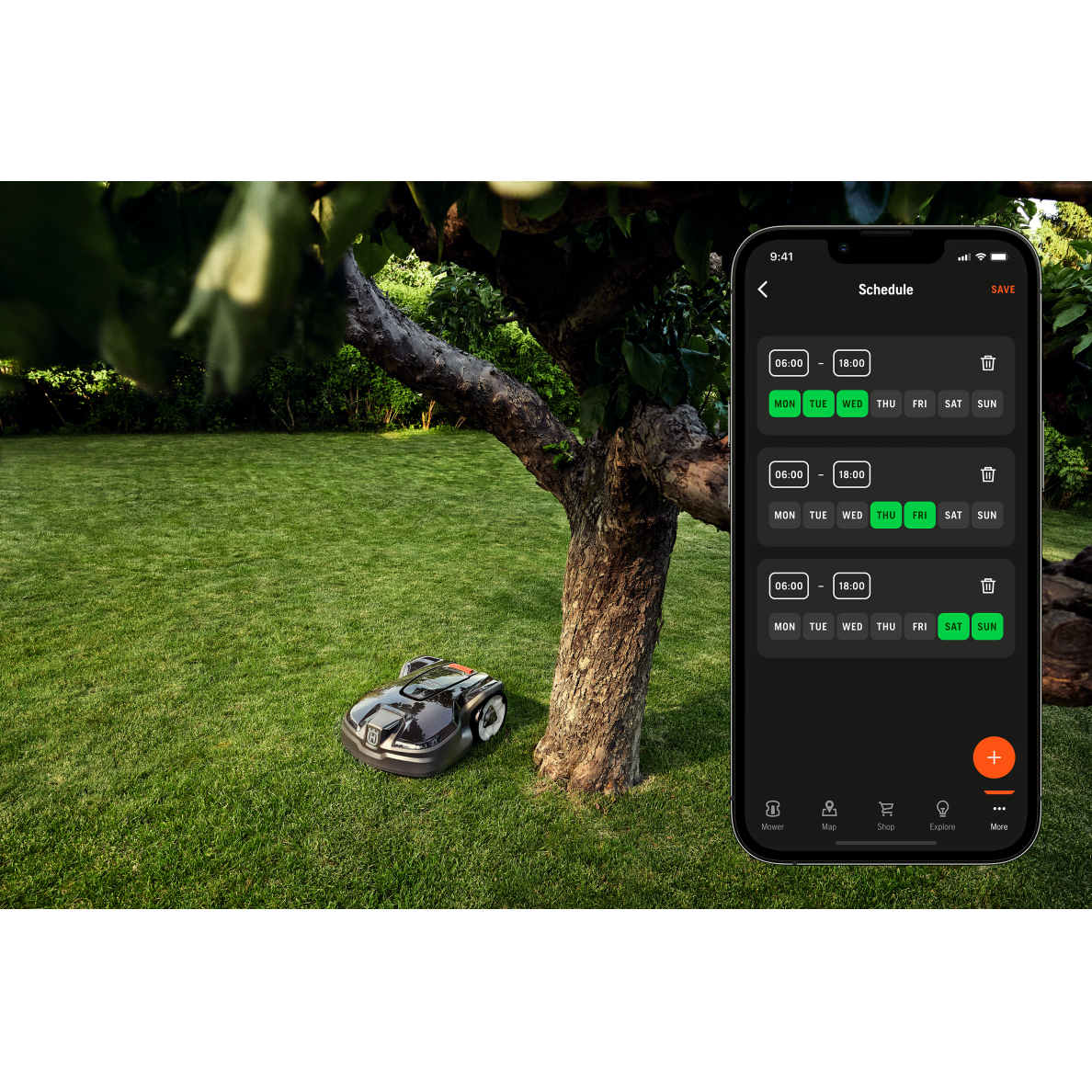 Belaidis vejos robotas Husqvarna Automower® 310E NERA, 15 arų 4 Belaidis vejos robotas Husqvarna Automower® 310E NERA, 15 arų 4