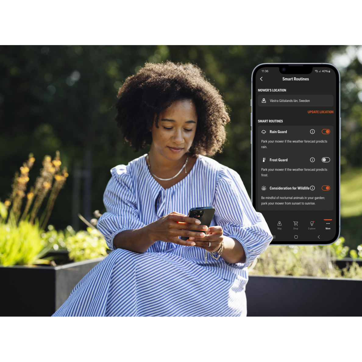Belaidis vejos robotas Husqvarna Automower® 310E NERA, 15 arų 7