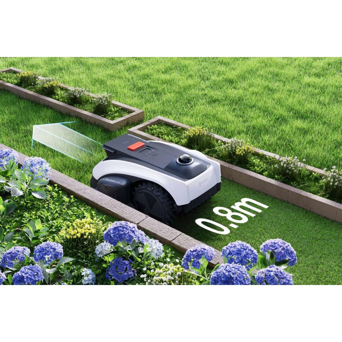 Belaidis vejos robotas Ecovacs GOAT 01200 LiDar Pro, 12 arų 19