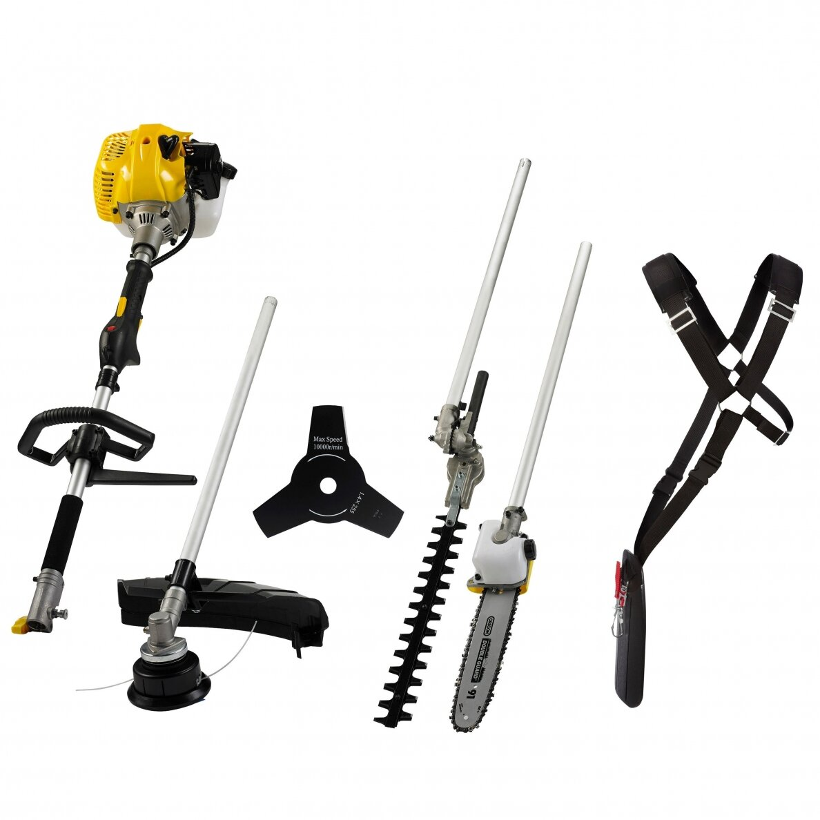 Benzininė daugiafunkcinė žoliapjovė - krūmapjovė Texas BCU33M COMBI, 4IN1, 0.95 kW Benzininė daugiafunkcinė žoliapjovė - krūmapjovė Texas BCU33M COMBI, 4IN1, 0.95 kW