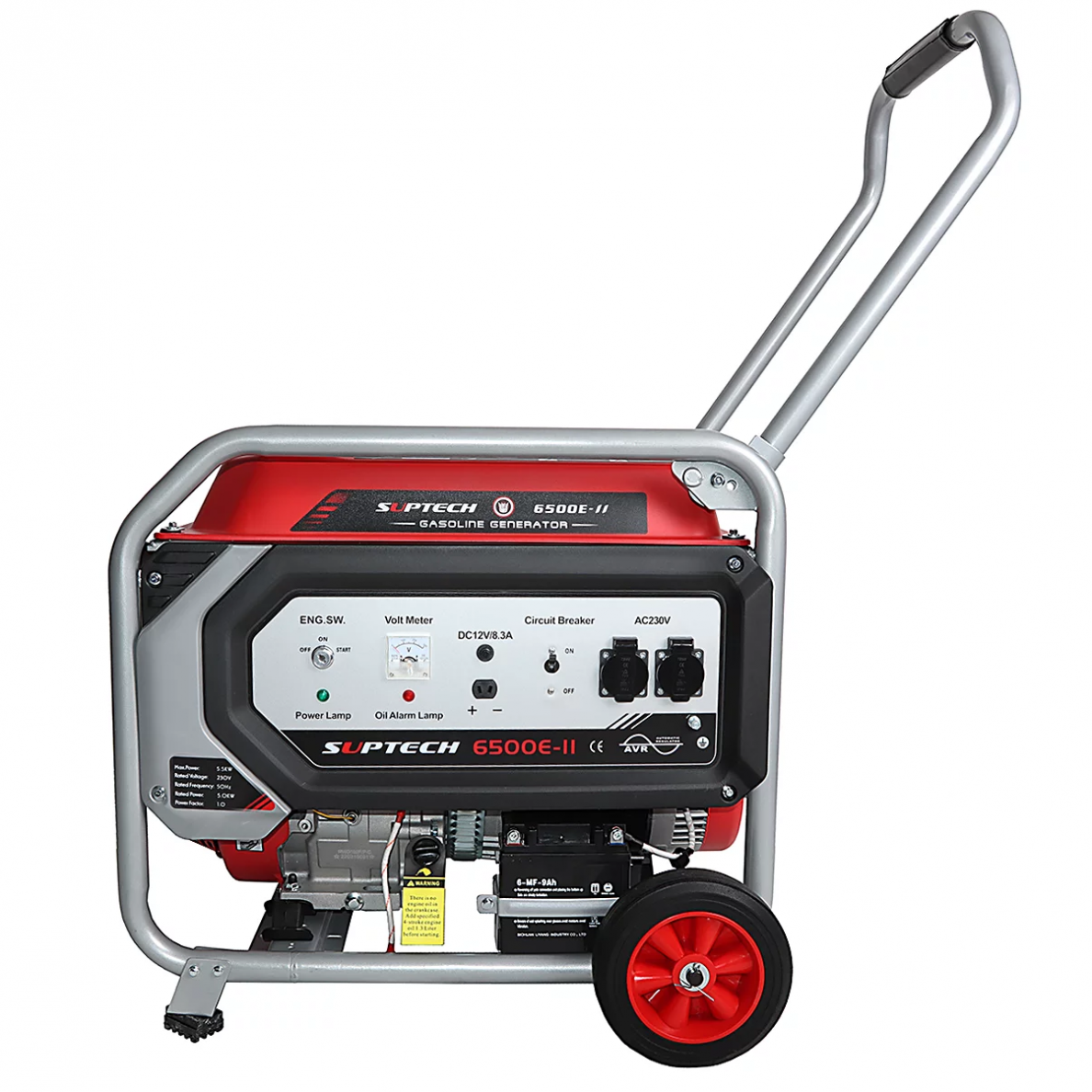 Benzininis generatorius Suptech 6500E-II, 5,5 kW Benzininis generatorius Suptech 6500E-II, 5,5 kW