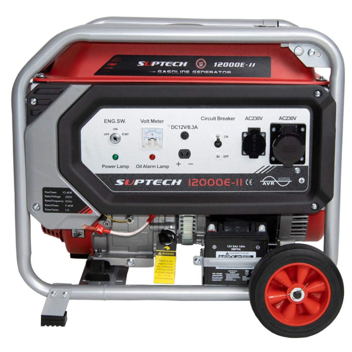 Benzininis generatorius Suptech 12000E-II, 10,4 kW 2