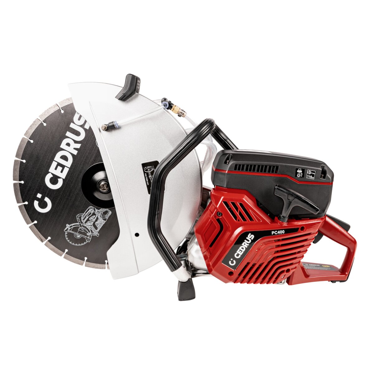Benzininis pjūklas Cedrus CEDPC400, 3.5kW 7 Benzininis pjūklas Cedrus CEDPC400, 3.5kW 7