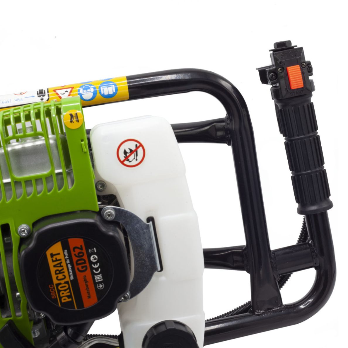 Benzininis žemės grąžtas Procraft GD62, 1400 W 4