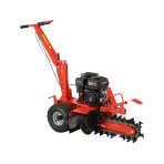 Benzinininis grandininis ekskavatorius tranšėjoms kasti | 196 CM3 | 450 mm (YT-86139)