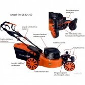 Benzininė žoliapjovė Amber-line Zero, 51cm, 4.2kW (nemokamas pristatymas)
