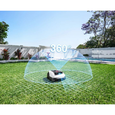 Belaidis vejos pjovimo robotas Ecovacs GOAT 0500 Panorama, 500 m² 3