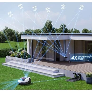 Belaidis vejos robotas Ecovacs Goat O600 RTK, 6 arams 6