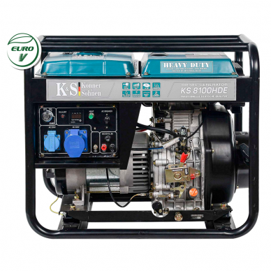 Dyzelinis generatorius Könner&Söhnen KS 8100HDE, 6.5 kW, (Išankstinė prekyba) 3