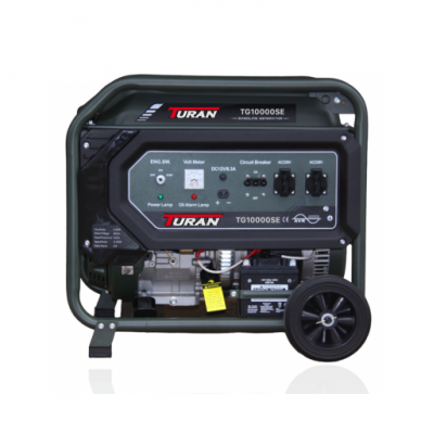 Benzininis generatorius Turan TG10000SE LimitedEdition, 8,3 kW Max, AVR, 230 V/12 V 1