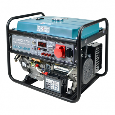 Benzininis generatorius Könner&Söhnen KS 10000E-3 ATS, 8.0 kW, (Išankstinė prekyba) 2