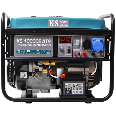 Benzininis generatorius Könner&Söhnen KS 10000E ATS, 8.0 kW, (Išankstinė prekyba) 1