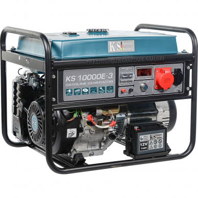 Benzininis generatorius Könner&Söhnen KS 10000E-3, 8.0 kW, (Išankstinė prekyba)