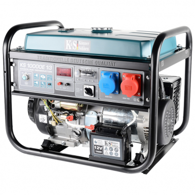Benzininis generatorius Könner&Söhnen KS 10000E 1/3, 8.0 kW, (Išankstinė prekyba) 2