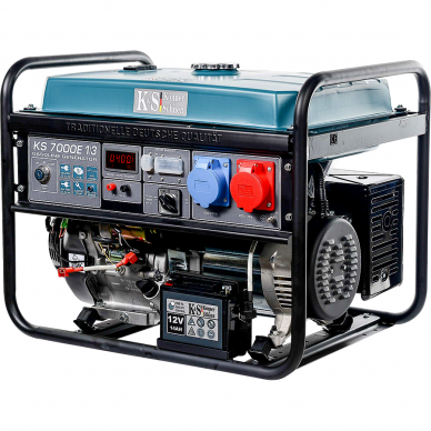 Benzininis generatorius Könner&Söhnen KS 7000E 1/3, 5.5 kW 2