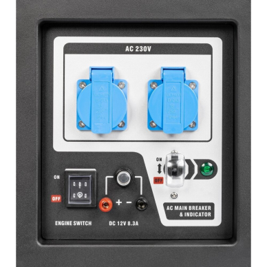 Benzininis generatorius Loncin LC3500-AS, 3.3kW, 230V 3